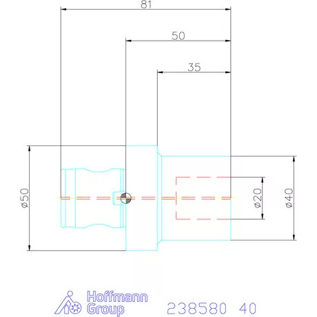 Garant Szűkítő ABS 50 40 mm