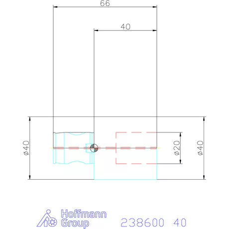 Hosszabbító  40 mm