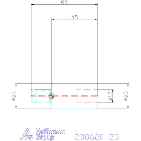 Hosszabbító  25 mm