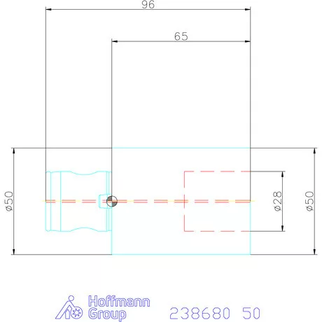 Hosszabbító  50 mm
