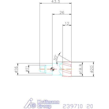 Garant Cermet dörzsárfej HPC H7 acél Átmenőfurat 20 mm