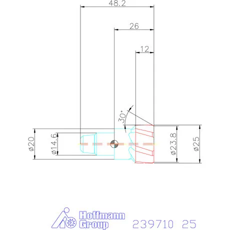 Garant Cermet dörzsárfej HPC H7 acél Átmenőfurat 25 mm