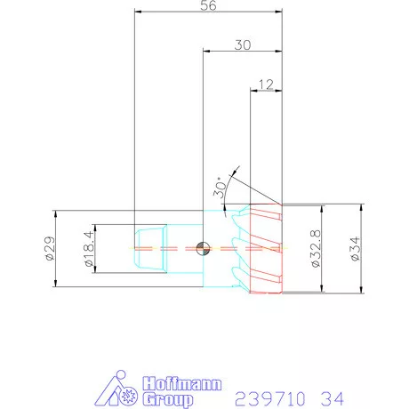 Garant Cermet dörzsárfej HPC H7 acél Átmenőfurat 34 mm