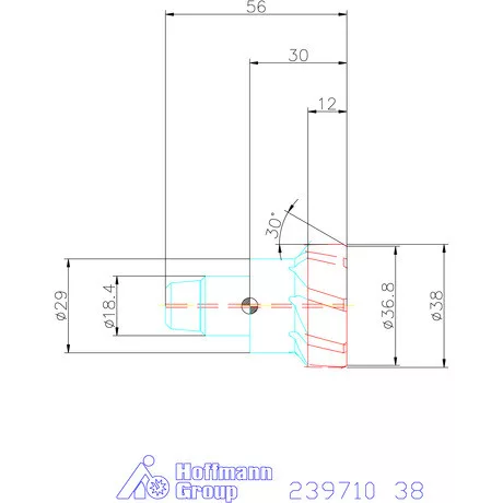 Garant Cermet dörzsárfej HPC H7 acél Átmenőfurat 38 mm