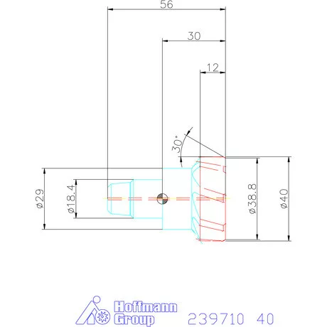 Garant Cermet dörzsárfej HPC H7 acél Átmenőfurat 40 mm