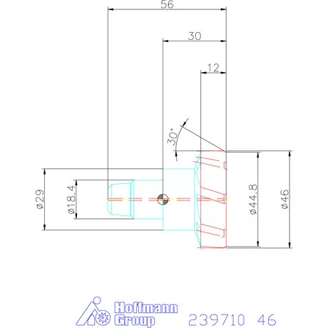 Garant Cermet dörzsárfej HPC H7 acél Átmenőfurat 46 mm