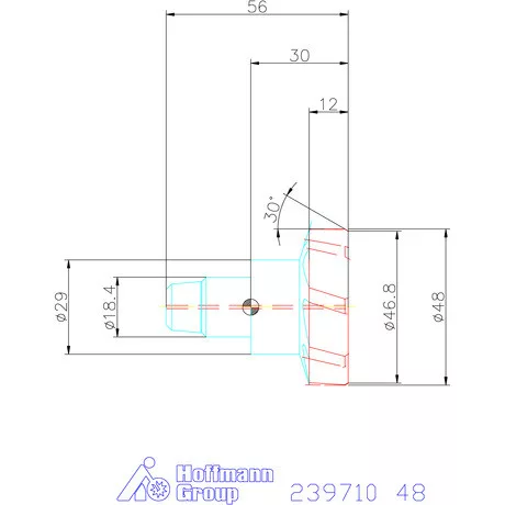 Garant Cermet dörzsárfej HPC H7 acél Átmenőfurat 48 mm