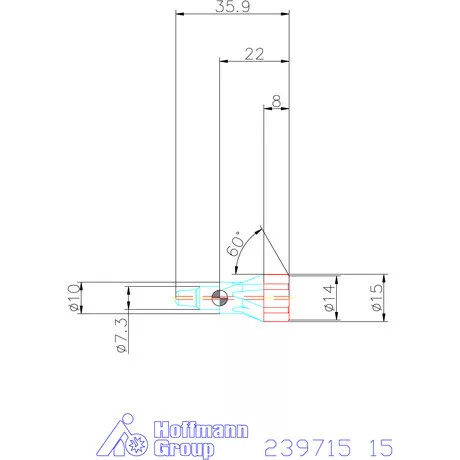 Garant Cermet dörzsárfej HPC H7 acél Zsákfurat 15 mm