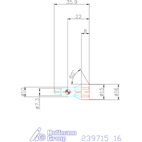 Garant Cermet dörzsárfej HPC H7 acél Zsákfurat 16 mm