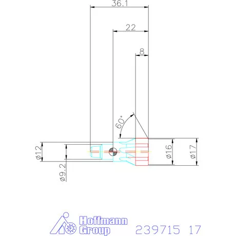 Garant Cermet dörzsárfej HPC H7 acél Zsákfurat 17 mm