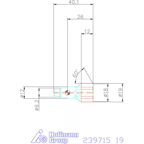 Garant Cermet dörzsárfej HPC H7 acél Zsákfurat 19 mm