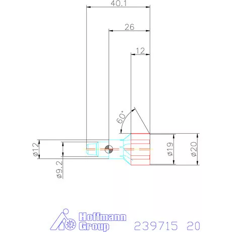 Garant Cermet dörzsárfej HPC H7 acél Zsákfurat 20 mm