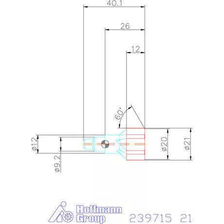 Garant Cermet dörzsárfej HPC H7 acél Zsákfurat 21 mm