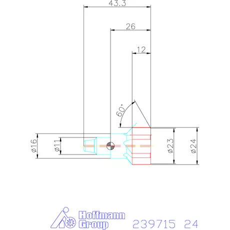 Garant Cermet dörzsárfej HPC H7 acél Zsákfurat 24 mm