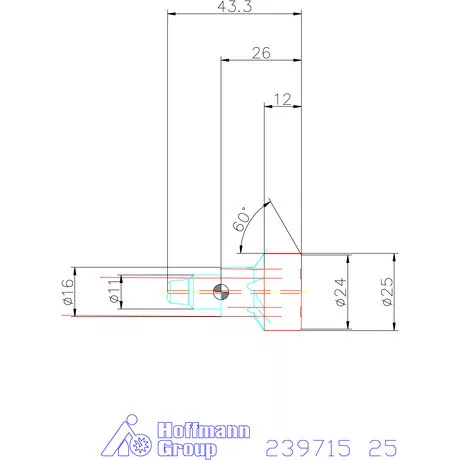 Garant Cermet dörzsárfej HPC H7 acél Zsákfurat 25 mm