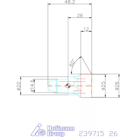 Garant Cermet dörzsárfej HPC H7 acél Zsákfurat 26 mm