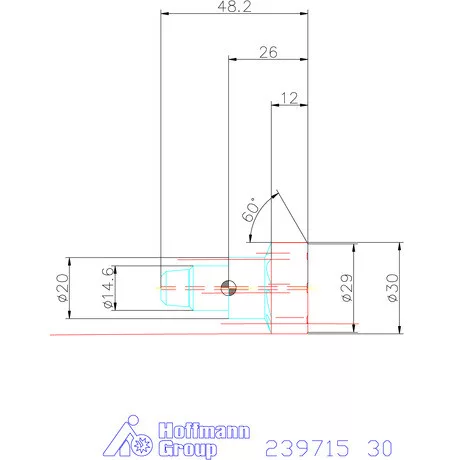 Garant Cermet dörzsárfej HPC H7 acél Zsákfurat 30 mm