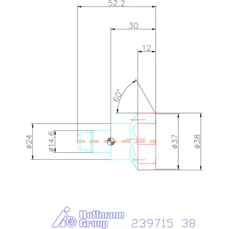 Garant Cermet dörzsárfej HPC H7 acél Zsákfurat 38 mm