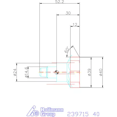Garant Cermet dörzsárfej HPC H7 acél Zsákfurat 40 mm