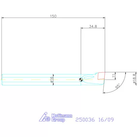 Garant Furatkés, acél 16/09 mm