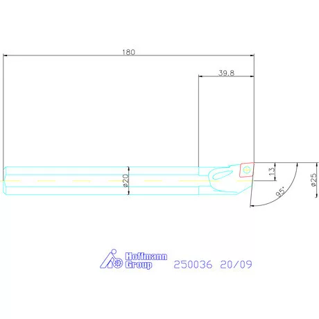 Garant Furatkés, acél 20/09 mm
