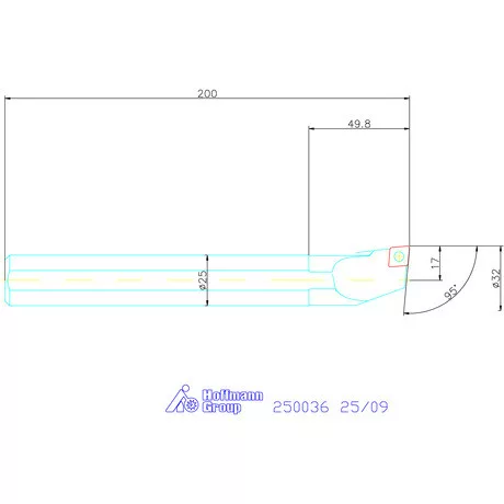 Garant Furatkés, acél 25/09 mm