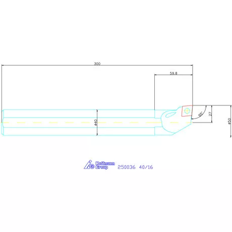 Garant Furatkés, acél 40/16 mm