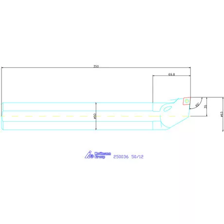 Garant Furatkés, acél 50/12 mm