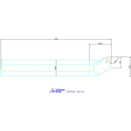 Garant Furatkés, acél 50/16 mm