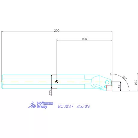Garant Furatkés, acél 25/09 mm