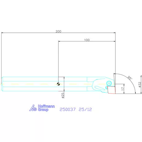 Garant Furatkés, acél 25/12 mm