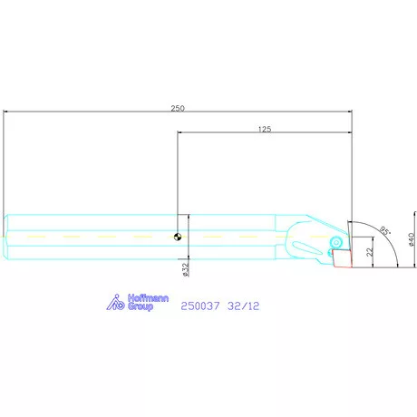 Garant Furatkés, acél 32/12 mm