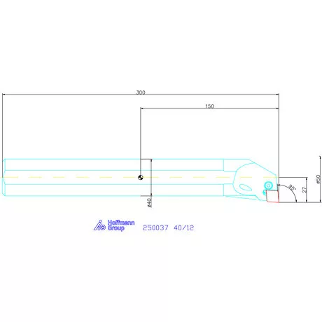 Garant Furatkés, acél 40/12 mm