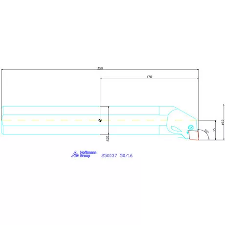 Garant Furatkés, acél 50/16 mm