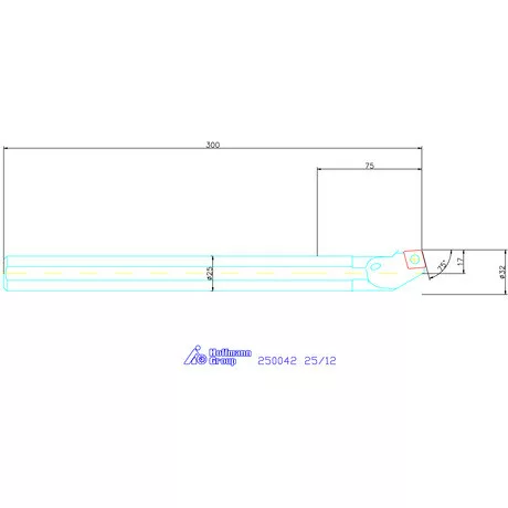 Garant Furatkés, acél 25/12 mm