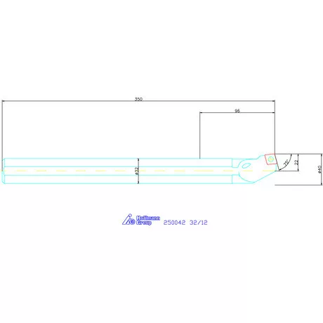 Garant Furatkés, acél 32/12 mm