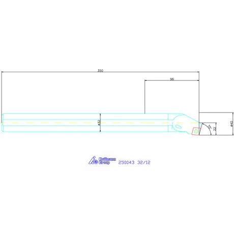Garant Furatkés, acél 32/12 mm