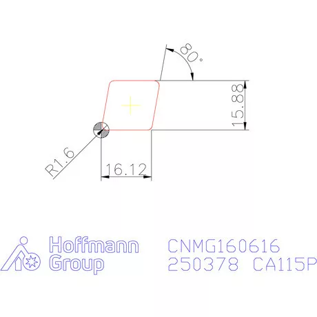 Kyocera CNMG 160616 CA115P
