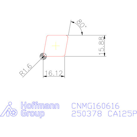 Kyocera CNMG 160616 CA125P