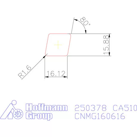 Kyocera CNMG 160616 CA510
