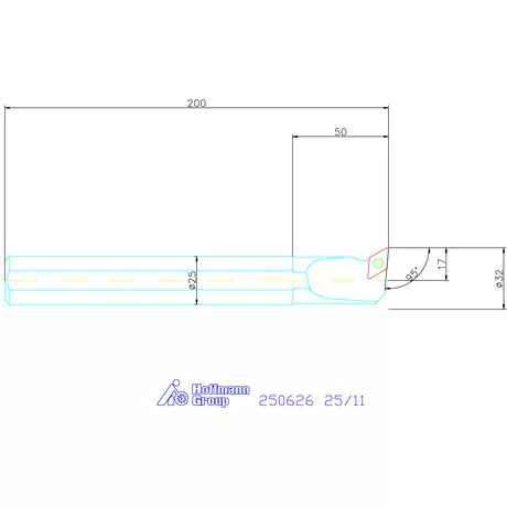 Garant Furatkés, acél 25/11 mm