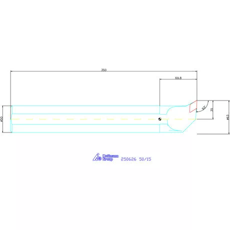 Garant Furatkés, acél 50/15 mm