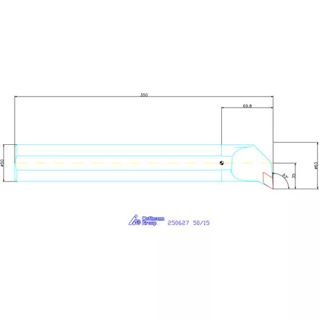Garant Furatkés, acél 50/15 mm