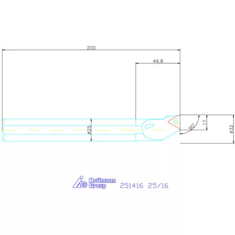 Garant Furatkés, acél 25/16 mm