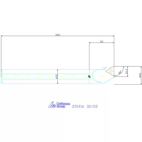 Garant Furatkés, acél 32/22 mm