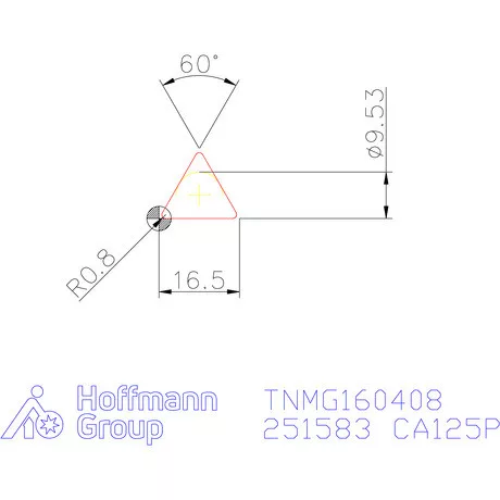 Kyocera TNMG 160408 CA125P