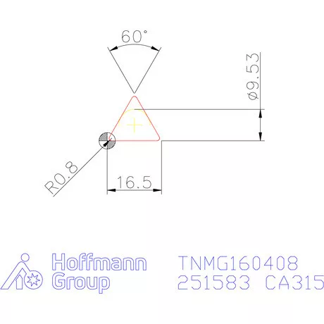 Kyocera TNMG 160408 CA315