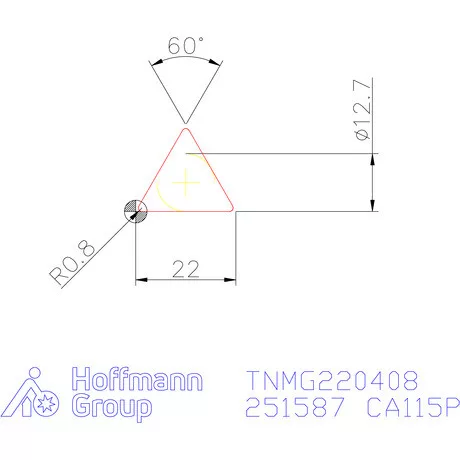 Kyocera TNMG 220408 CA115P