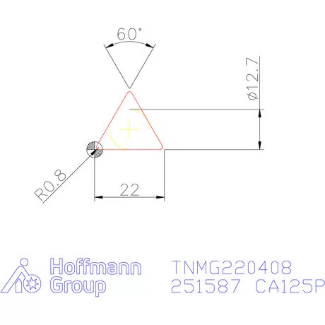 Kyocera TNMG 220408 CA125P