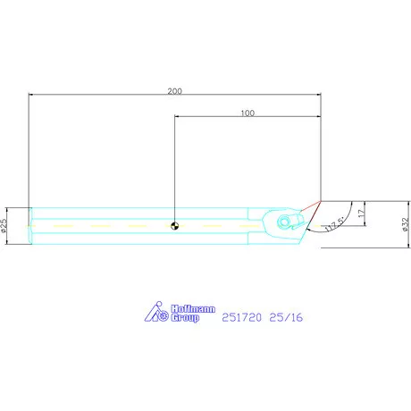 Garant Furatkés, acél 25/16 mm